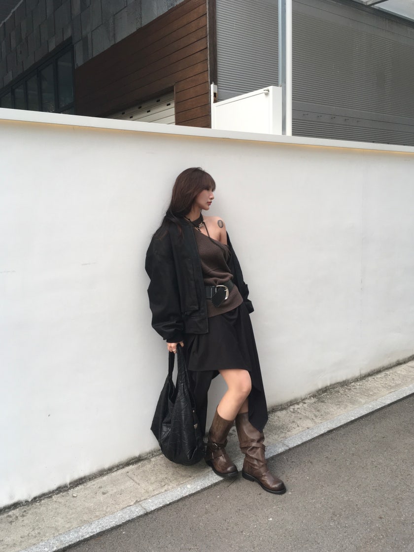 ★NEGATIVETHREE★ Slouchy Long Boots NEGATIVE THREE | Slouchy Long Boots 