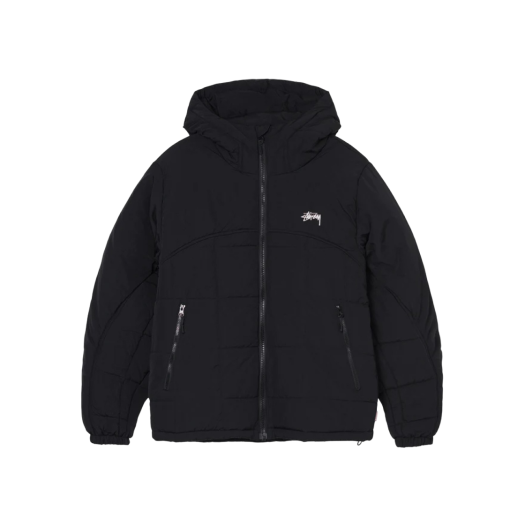 스투시 립스탑다운 퍼퍼 자켓 블랙 | Stussy | KREAM