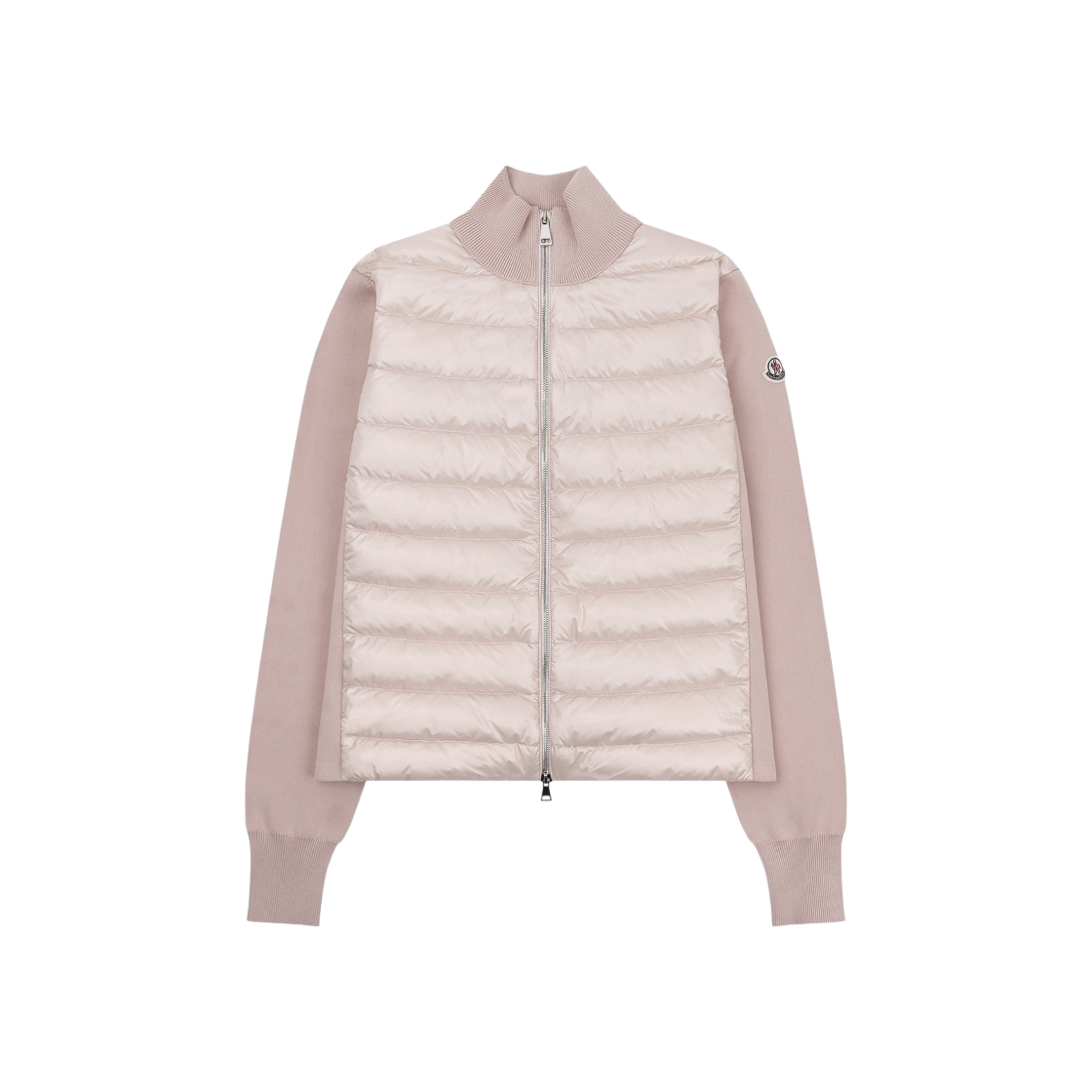 H1-093-9B00026-M1367-513 (W) Moncler Padded Cotton Cardigan Petal Pink - 22SS - 대표 이미지 #1