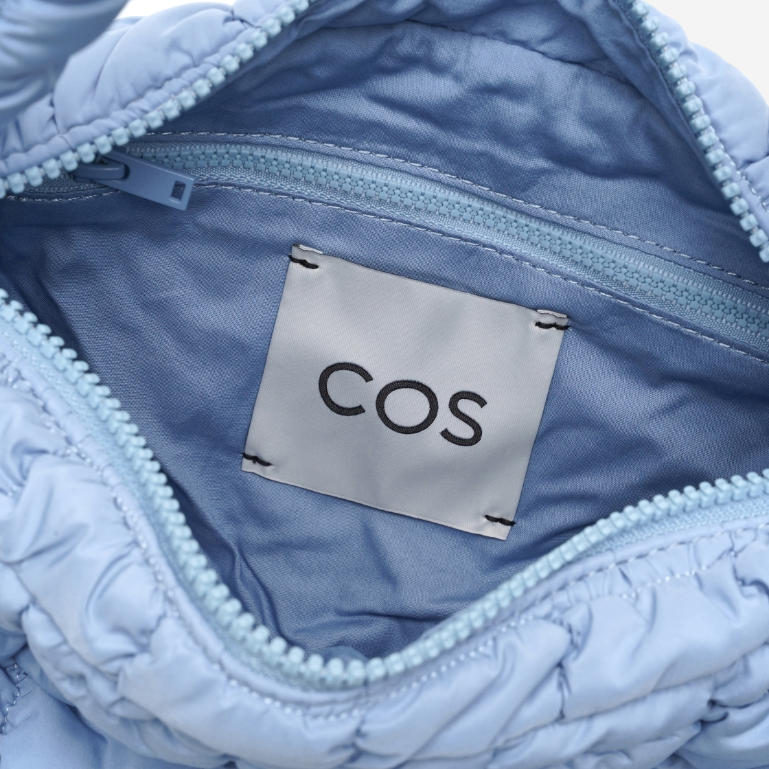 0973537021/059 COS Quilted Mini Bag Light Blue - #4