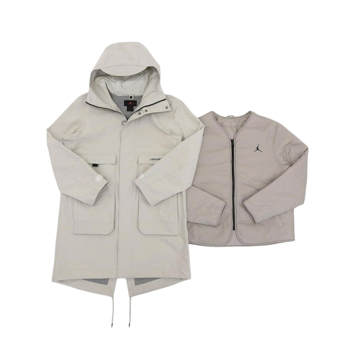 DC0063-072 Jordan 23 Engieered Gore-Tex Parka Light Bone - Asia - 대표 이미지 #1