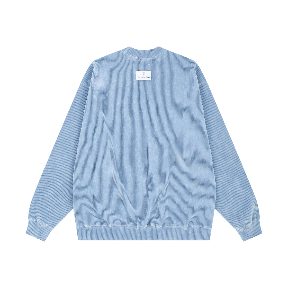 레이지지 레이지 코듀로이 스웨트셔츠 파우더 스카이(Lazyz Corduroy Sweatshirt Powder Sky) - 2