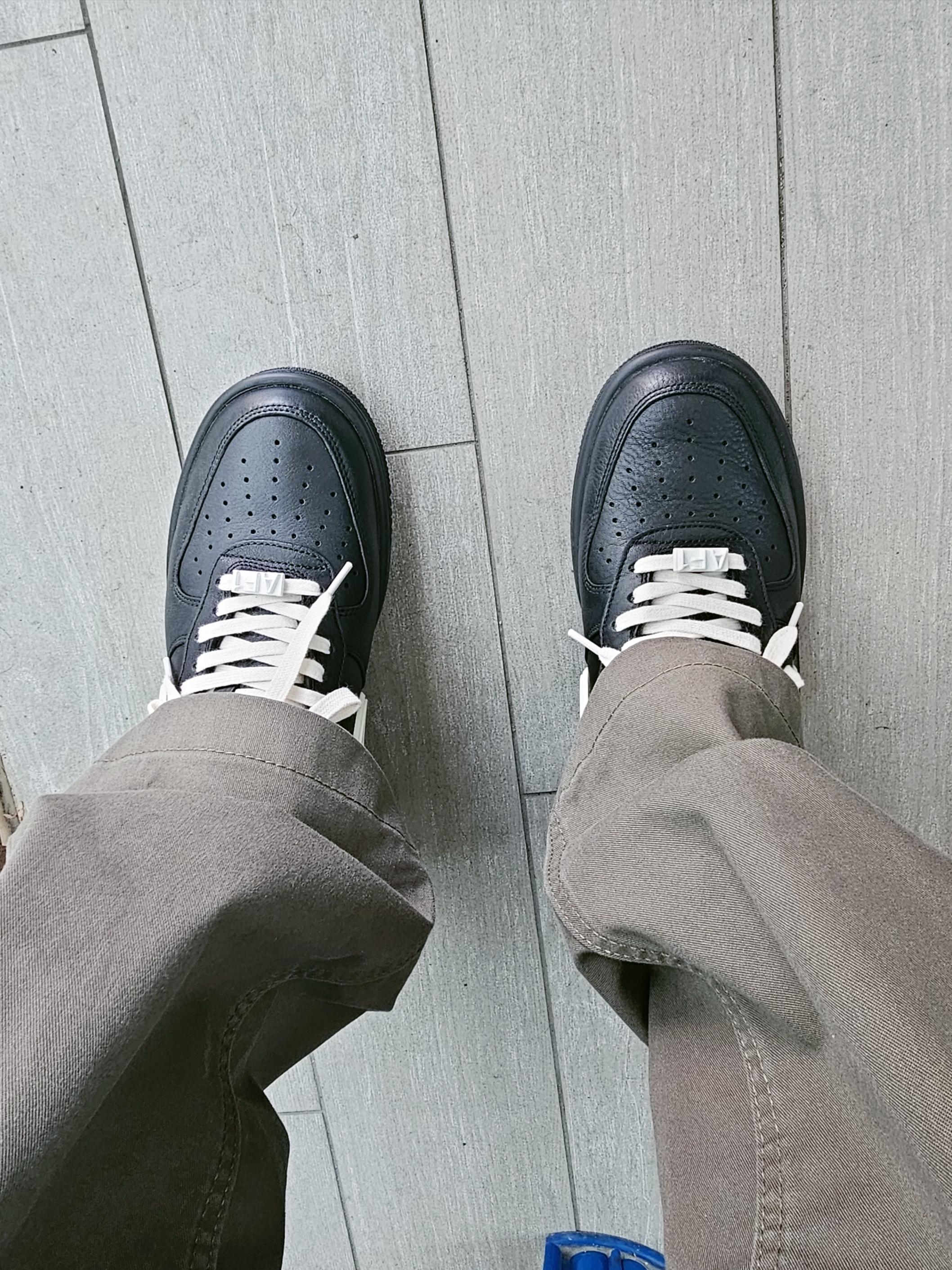 Nike x Ambush Air Force 1 Low SP Black 착용 스타일 - 1