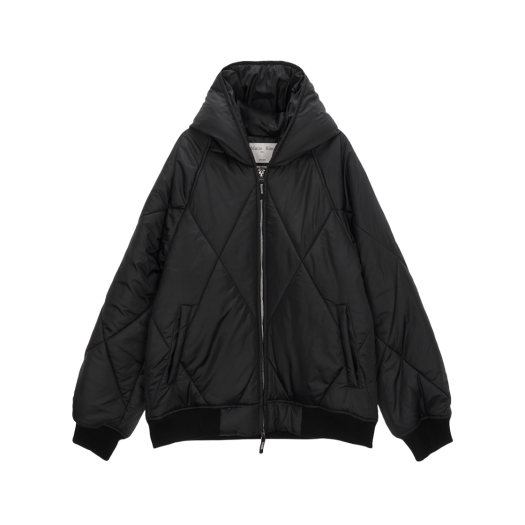 ジャケット・アウター MATIN KIM LOGO COATING JUMPER IN BLACK MATIN KIM LOGO COATING JUMPER IN BLACK - MATINKIM