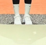 (W) Nike Revolution 7 White 착용 스타일