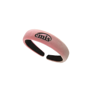 (W) Emis New Logo Hairband Pink