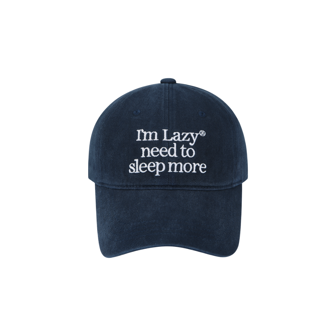 레이지지 슬립모어 워싱 볼캡 네이비(Lazyz Sleep More Washing Ball Cap Navy) - 2