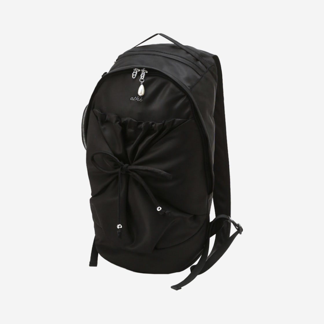 AABA5E930BK Athe Vanessabruno Ribbon Backpack M Black - #2