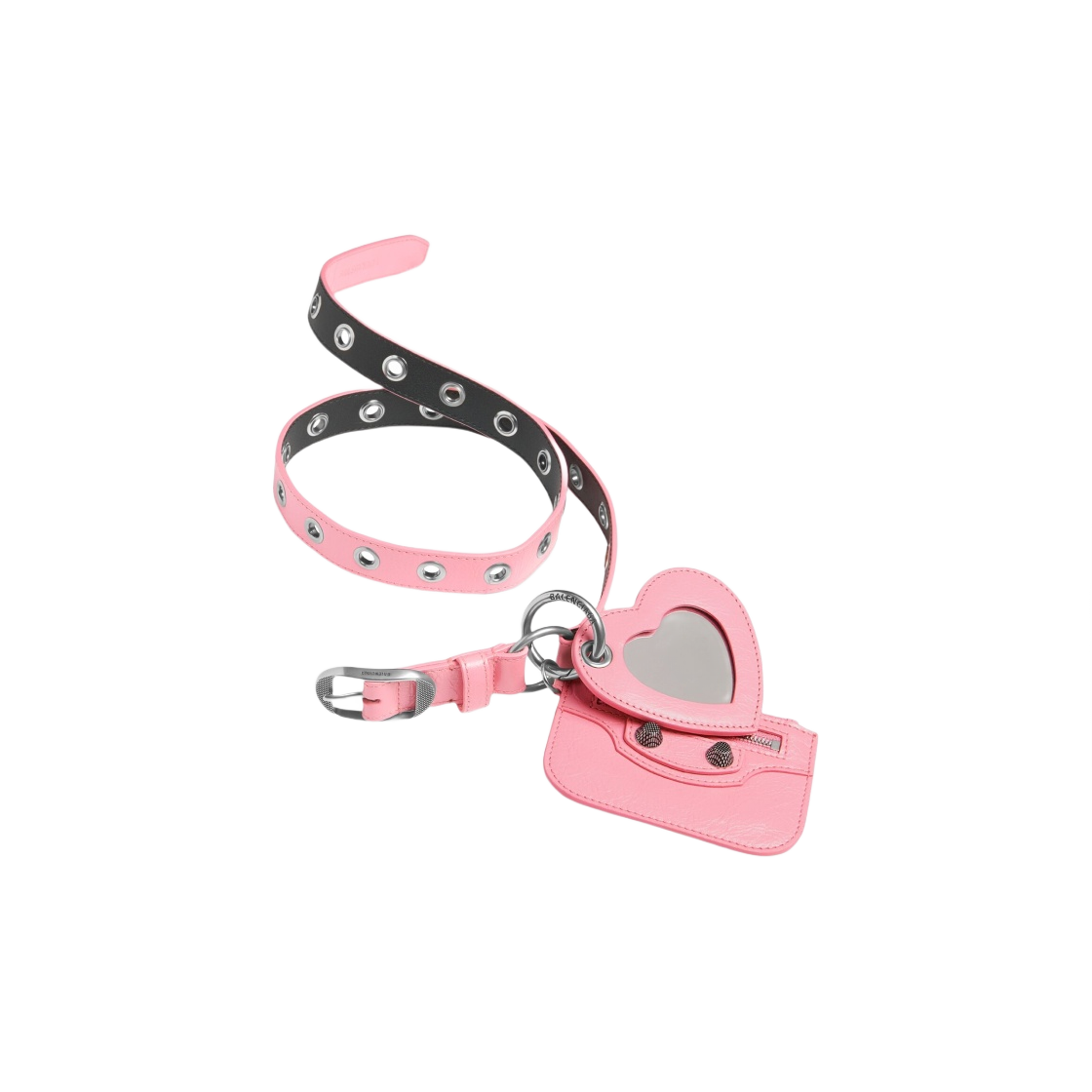 (W) 발렌시아가 르 카골 참 벨트 핑크((W) Balenciaga Le Cagole Charms Belt Pink) - 1