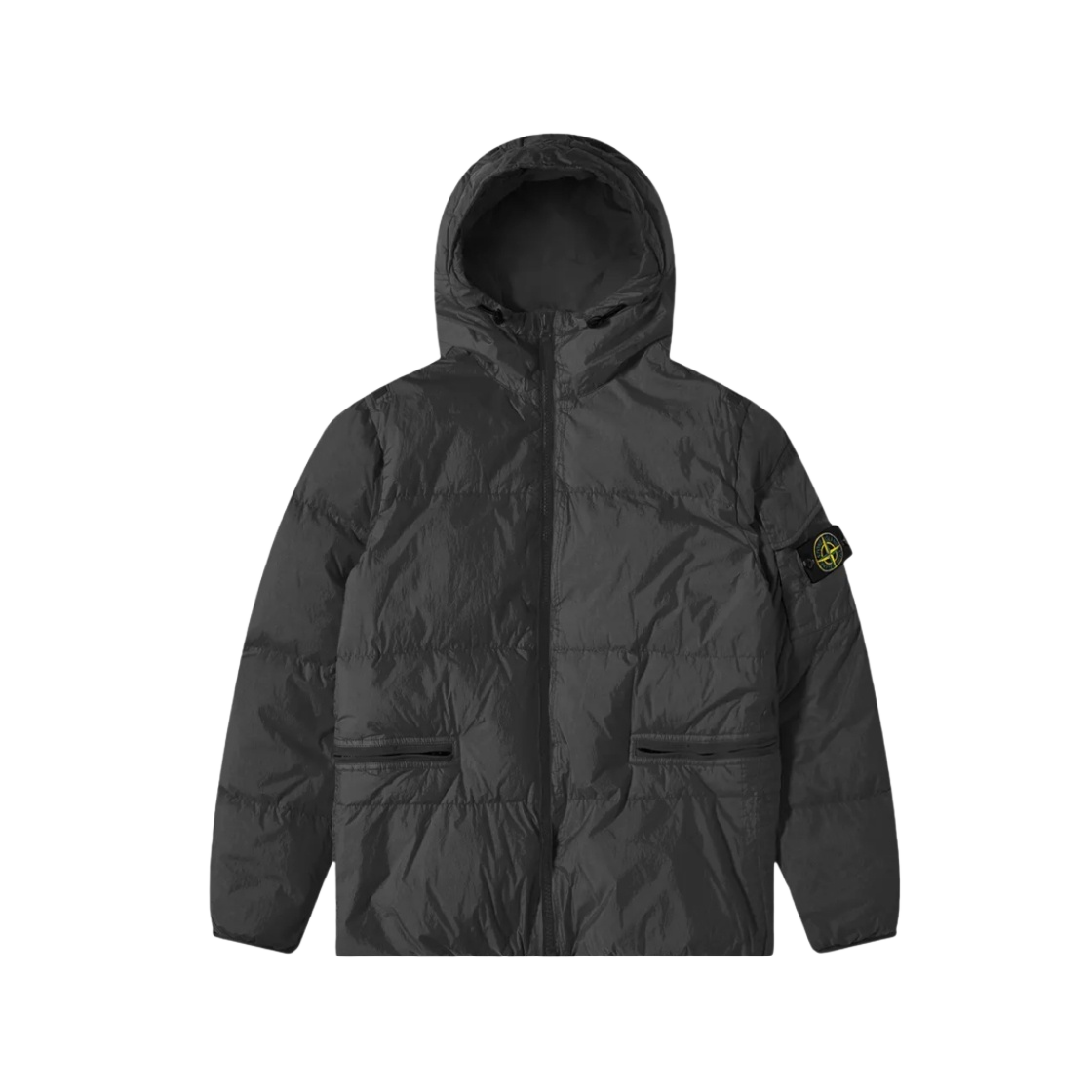 771540223-V0029 Stone Island 40223 Garment Dyed Crinkle Reps Down Jacket Black - 22FW - 대표 이미지 #1