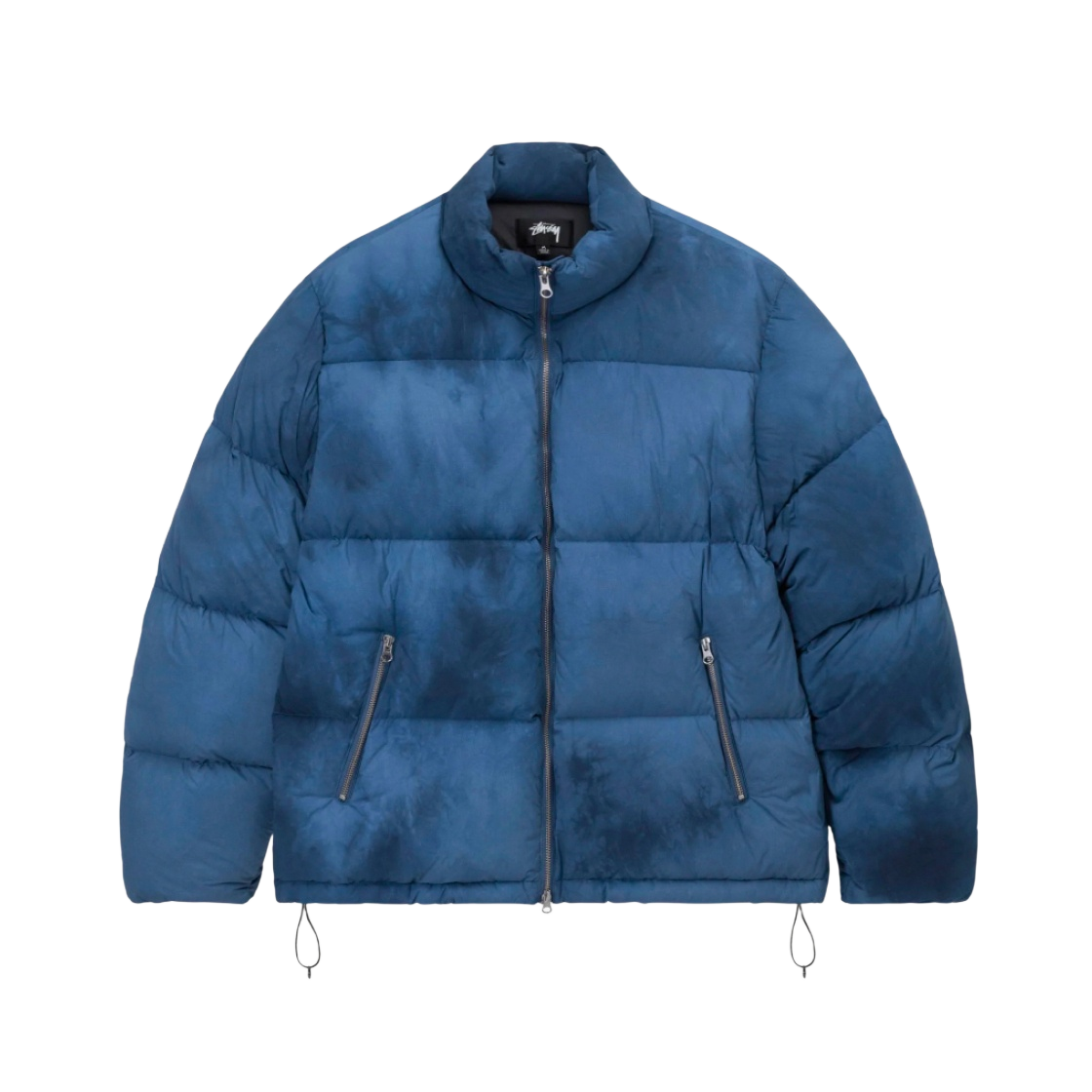 스투시 리사이클 나일론 다운 퍼퍼 워시드 네이비 | Stussy | KREAM
