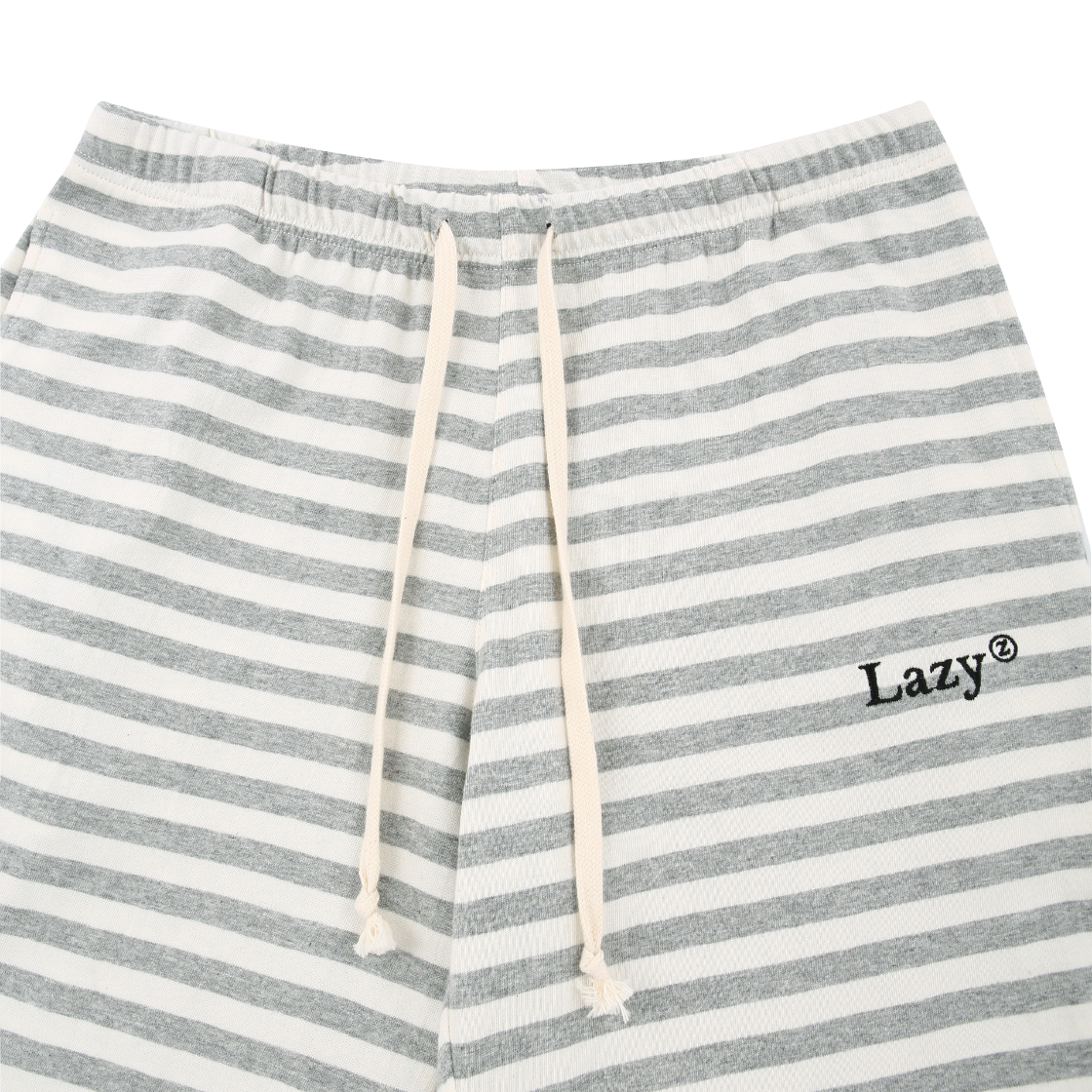 레이지지 코지 레이지 스트라이프 와이드 스웻팬츠 그레이(Lazyz Cozy Lazy Stripe Wide Sweatpants Gray) - 2