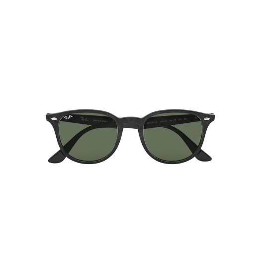Ray-Ban 4259F Gloss Black Frame Green Classic Lenses Low Bridge Fit