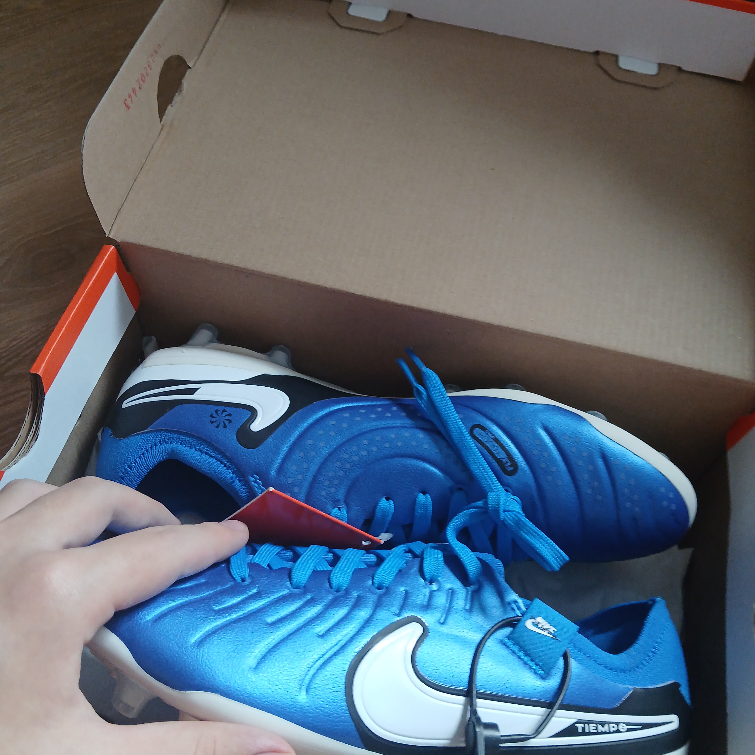 Nike Tiempo Legend 10 Pro AG Soar White 착용 스타일 - 2