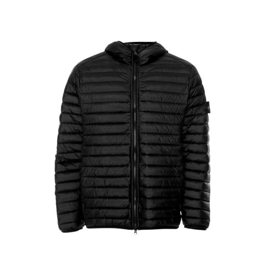 Stone Island 40324 Loom Woven Chambers R-Nylon Down-TC Packable Jacket Black - 22FW