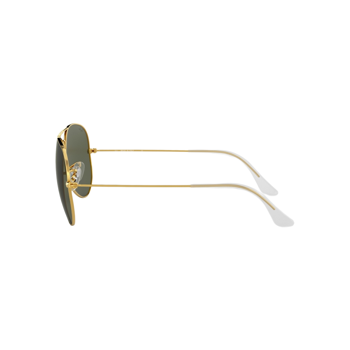 RB3025-L0205 Ray-Ban Aviator Classic Polished Gold Frame Green Classic G-15 Lenses - #3