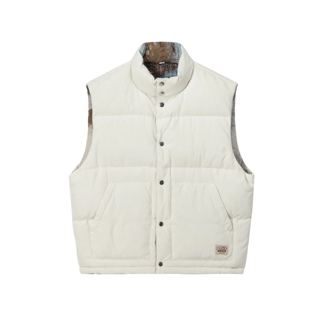 스투시 피터 서덜랜드 리버시블 다운 베스트 본 | Stussy | KREAM