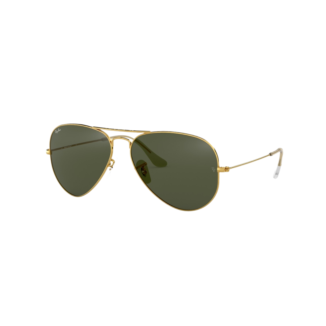 RB3025-L0205 Ray-Ban Aviator Classic Polished Gold Frame Green Classic G-15 Lenses - #2