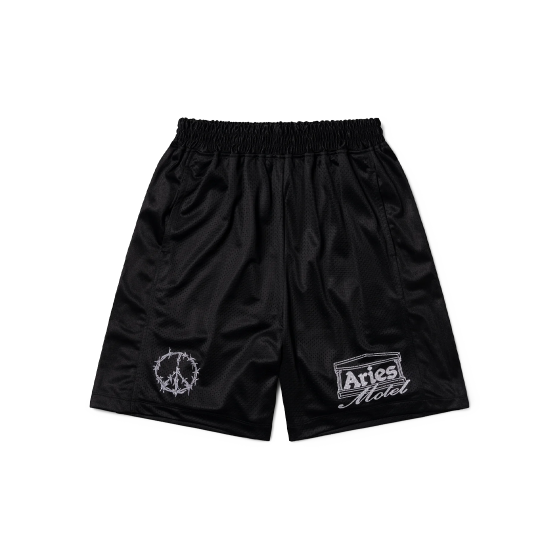 에리즈 얼라이즈 램스케이프 에어텍스 쇼츠 블랙 - 25SS(Aries Ramscape Airtex Shorts Black - 25SS)