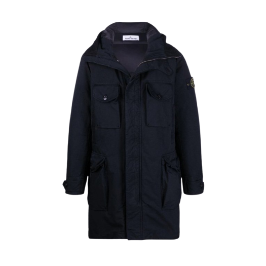 Stone Island 70549 David TC Down Parka Ink Blue - 21FW