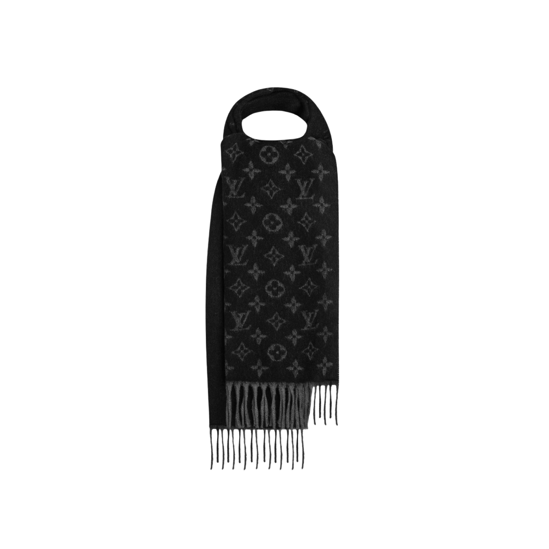 루이비통 모노그램 그라디언트 스카프 블랙 | Louis Vuitton | KREAM Louis Vuitton Monogram Gradient Scarf Black