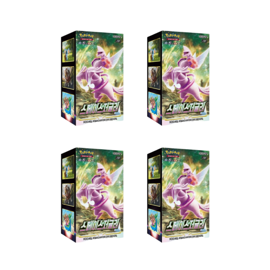 Pokemon Card Game Sword & Shield Expansion Pack Space Jugler 4 Boxes (Total Pack of 120)