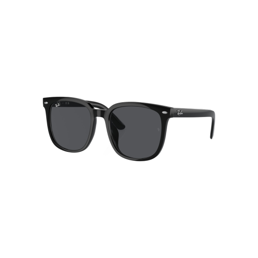Ray-Ban RB4401D Polished Black Frame Dark Grey Classic Lenses Low Bridge Fit