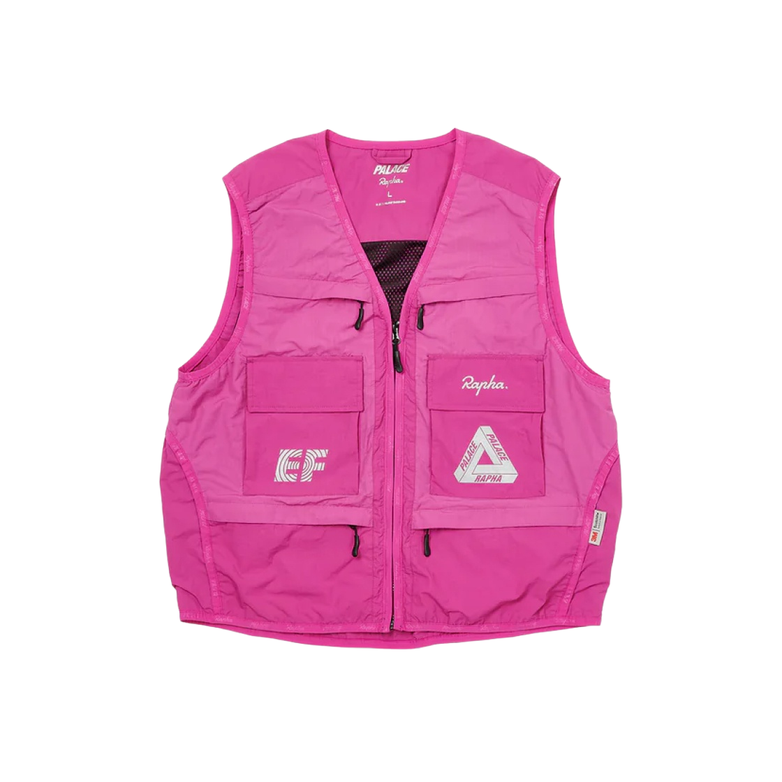 - Palace x Rapha EF Education First Utility Vest Pink - 22SS - 대표 이미지 #1