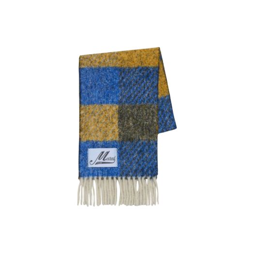 Marni Alpaca Scarf Mazarine Blue
