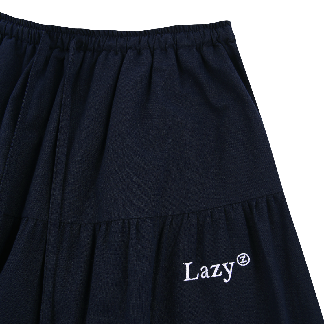 레이지지 캉캉스커트 네이비(Lazyz Lazy Cancan Shirring Skirt Navy) - 2