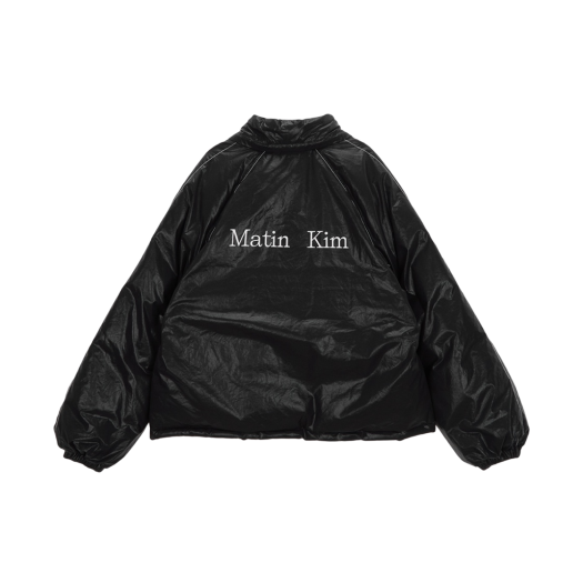 アウターその他 [MATINKIM]back logo point track jumper in white BACK LOGO POINT TRACK JUMPER IN WHITE – Matin Kim