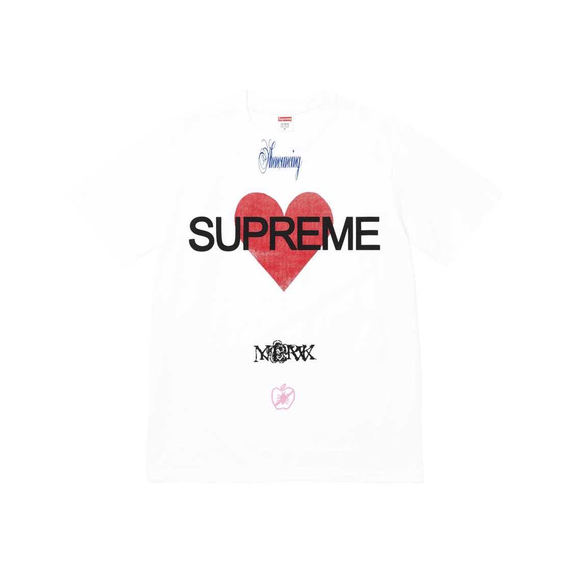Supreme Announcing T-Shirt White - 25SS
