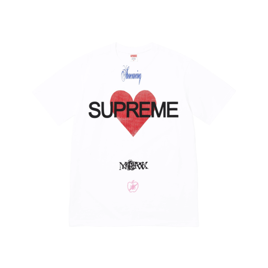 슈프림 어나운싱 티셔츠 화이트 - 25SS | Supreme | KREAM
