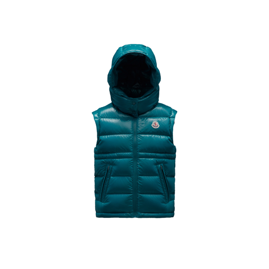 (Kids) Moncler Ania Down Gilet Green - 22FW
