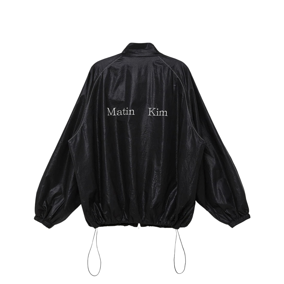 ジャケット・アウター Matin Kim Logo Coating Jumper Black Matin Kim Women's Logo Coating Jacket Black - SS25 - US