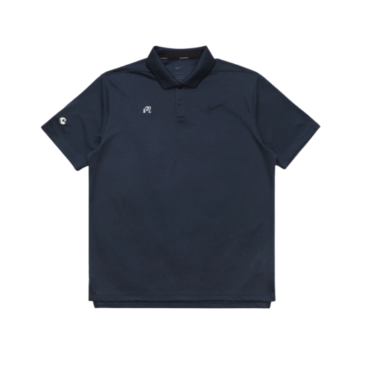 Malbon Golf x Nike Dri-Fit Vapor Texture Polo Obsidian