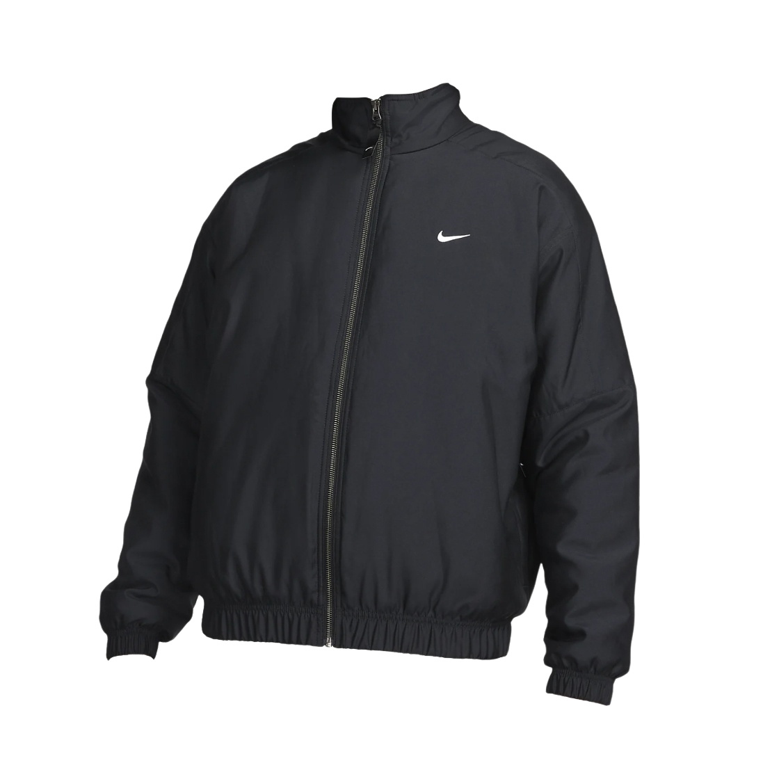 DN1266-014 Nike NRG Solo Swoosh Satin Bomber Jacket Black - US/EU - 대표 이미지 #1