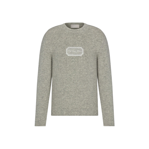 Dior Christian Dior Couture Sweater Cashmere Jersey Grey