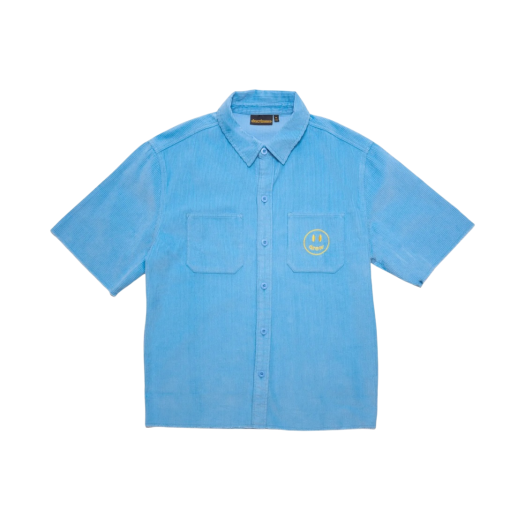 Drew House Corduroy SS Shirt Pacific Blue