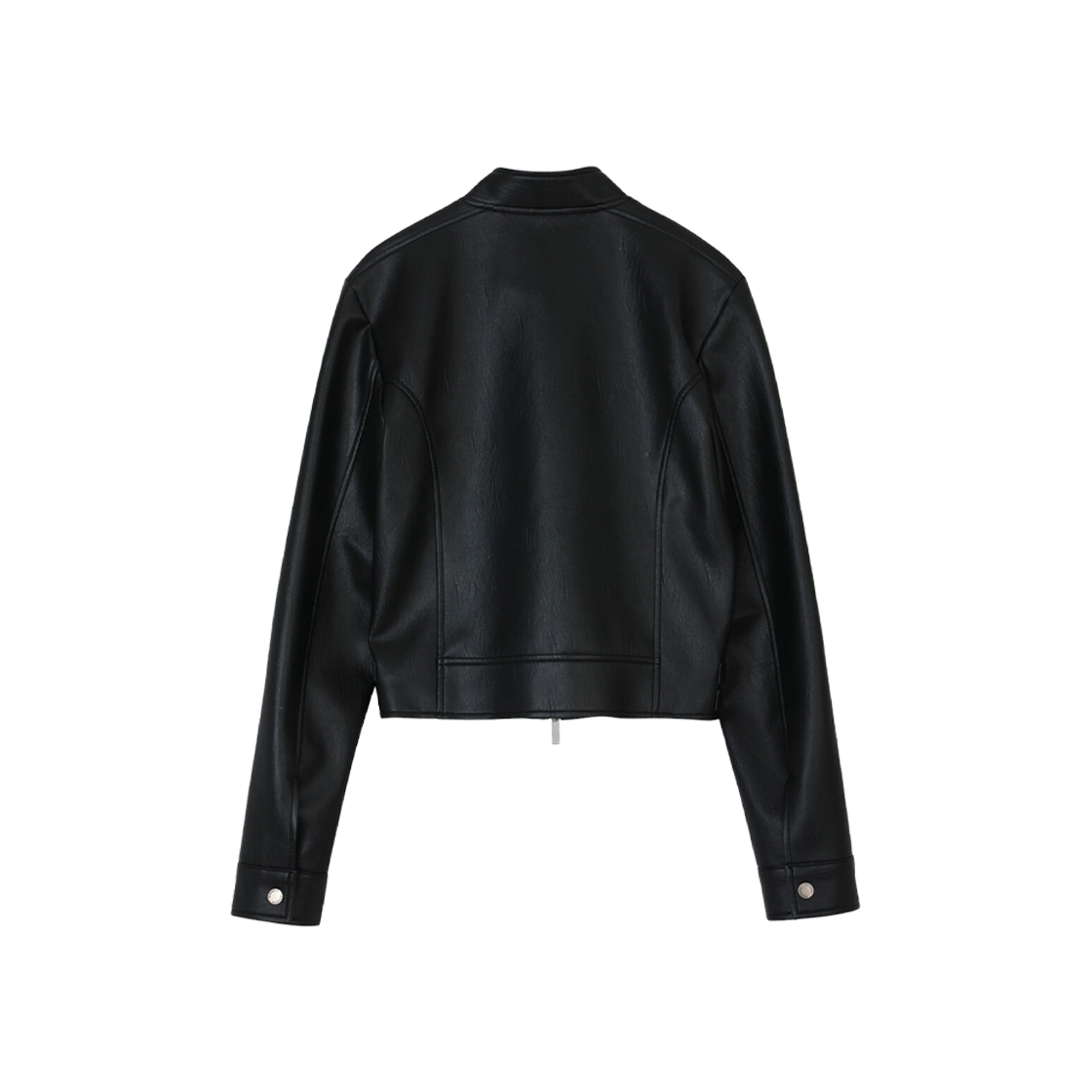 Bohemian seoul leather blouson jumper