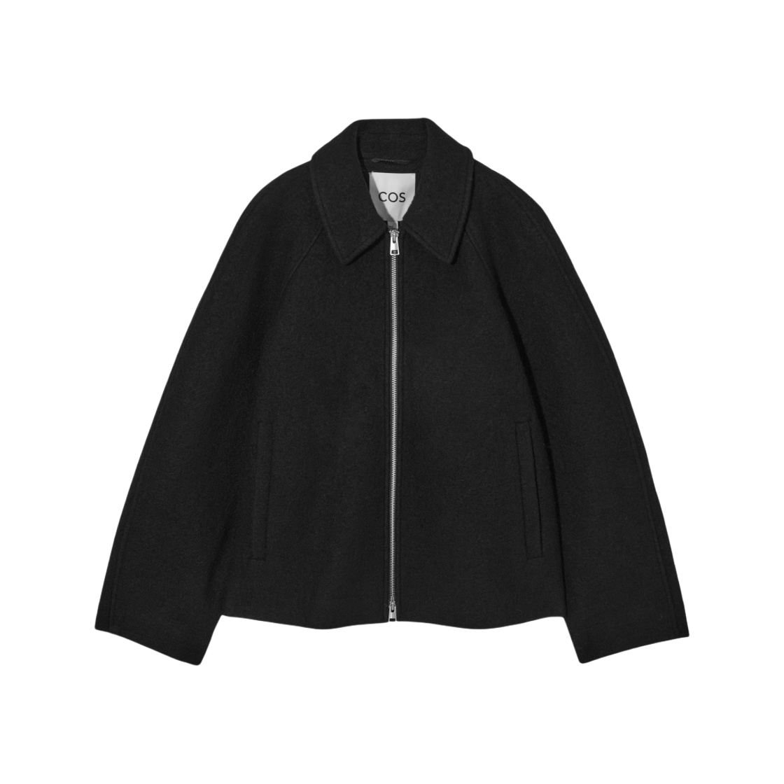 COS 黒 ウールジャケット ネイビー KNITTED WOOL JACKET ニットウールジャケット｜COS コス 公式