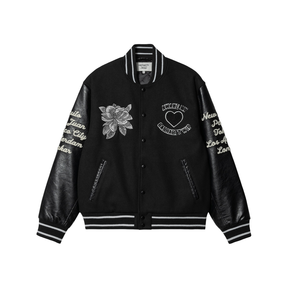 칼하트 WIP x 어웨이크 NY 테디 자켓 블랙 | Carhartt WIP | KREAM Carhartt WIP x Awake NY Teddy Jacket Black