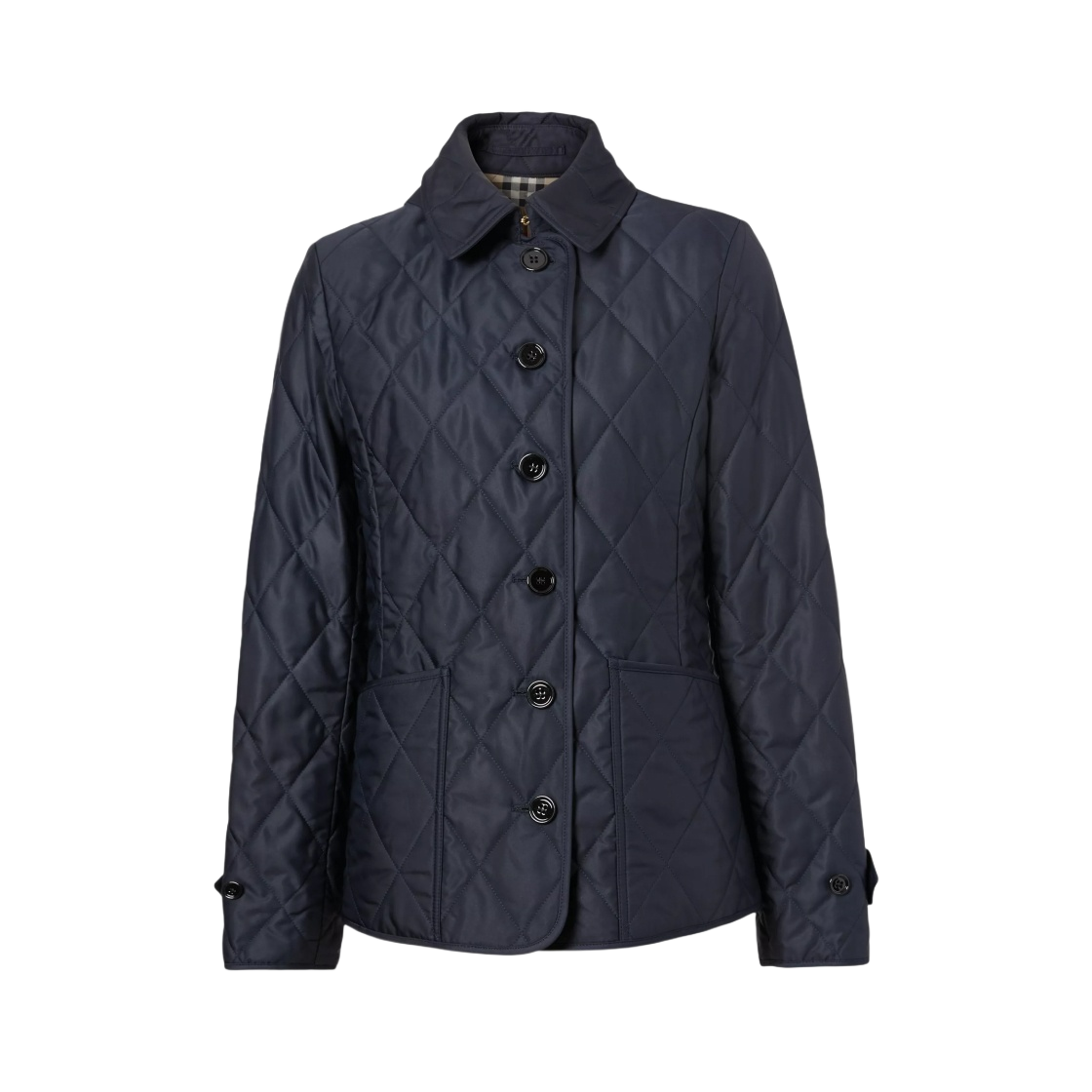 8049867 (W) Burberry Diamond Quilted Thermoregulated Jacket Midnight - 대표 이미지 #1