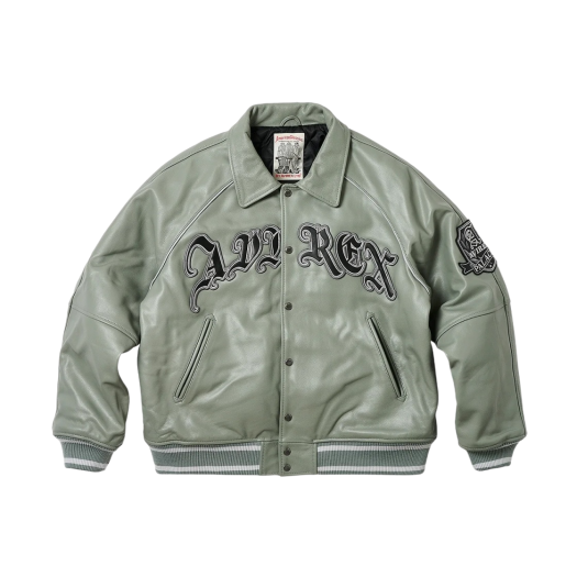Palace PATCHY LEATHER JACKET MULTI