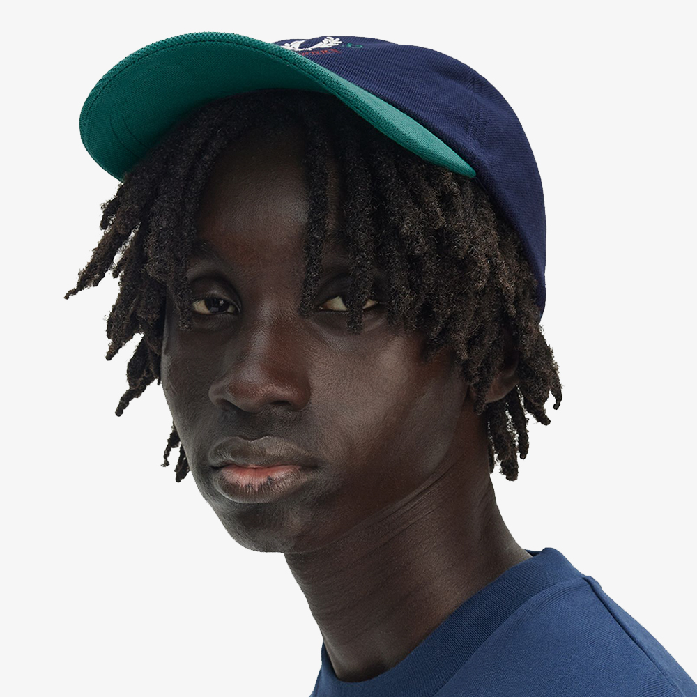프레드페리 클럽하우스 1952 그래픽 피케 캡 테니스 블루(Fred Perry Clubhouse 1952 Graphic Pique Cap Tennis Blue) - 3