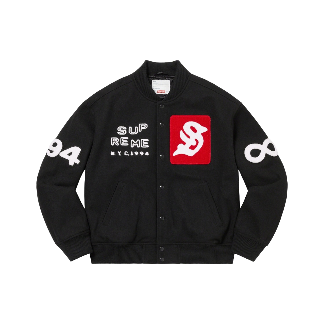 Varsity Jacket Supreme Supreme Veritas Varsity Jacket Navy FW24