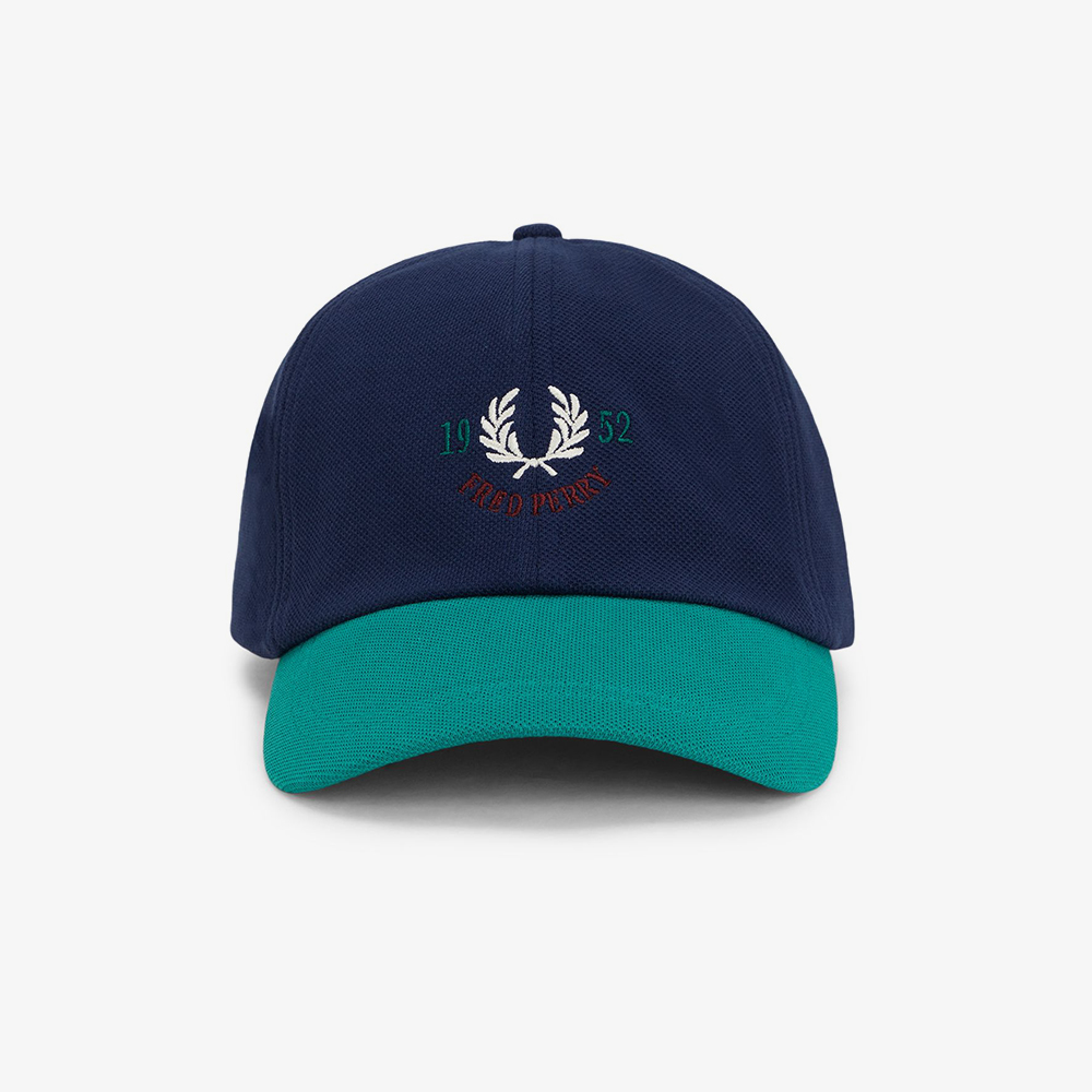 프레드페리 클럽하우스 1952 그래픽 피케 캡 테니스 블루(Fred Perry Clubhouse 1952 Graphic Pique Cap Tennis Blue) - 6