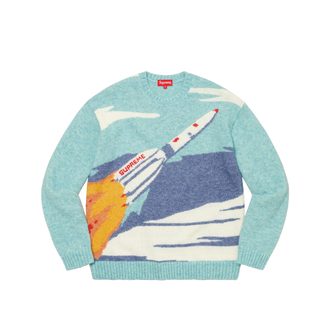トップス Supreme Rocket Sweater Blue Supreme Rocket Sweater Blue XL