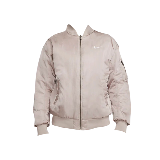 (W) Nike NSW Reversible Varsity Bomber Jacket Diffused Taupe - Asia
