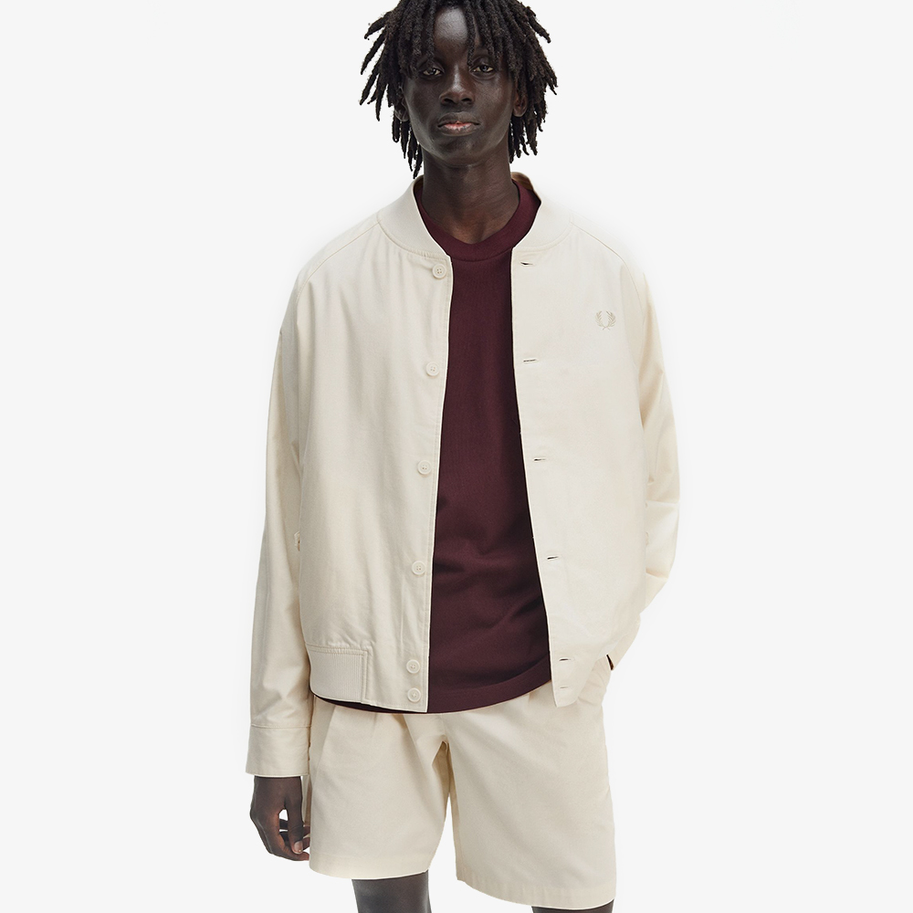 프레드페리 클럽하우스 트윌 테니스 재킷 에크루(Fred Perry Clubhouse Twill Tennis Jacket Ecru) - 5